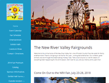 Tablet Screenshot of nrvfair.com